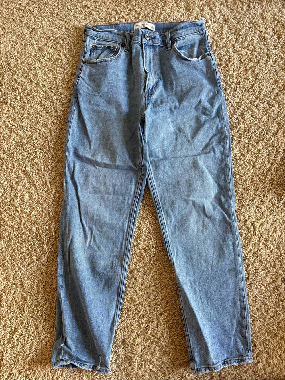 Abercrombie High Rise Mom Jean